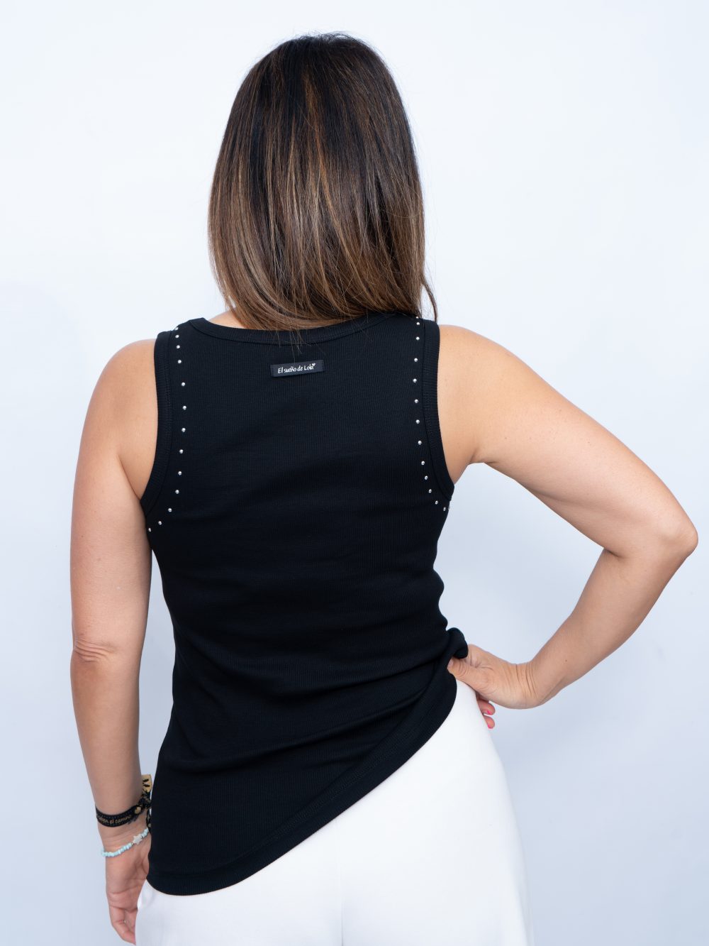 Camiseta "LOLA BASIC" black/silver