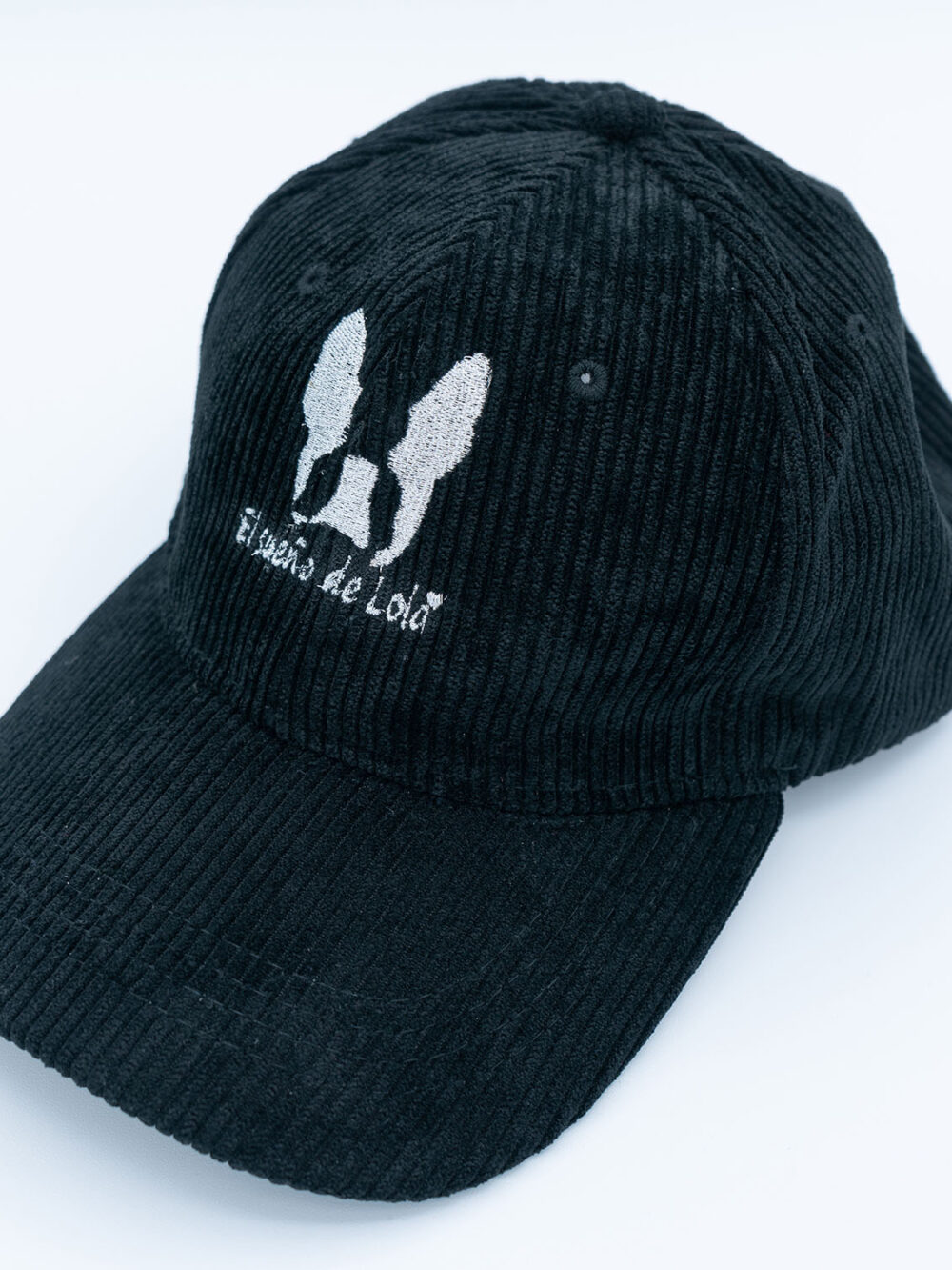 Gorra "LOLA PANA NEGRA PLATA"