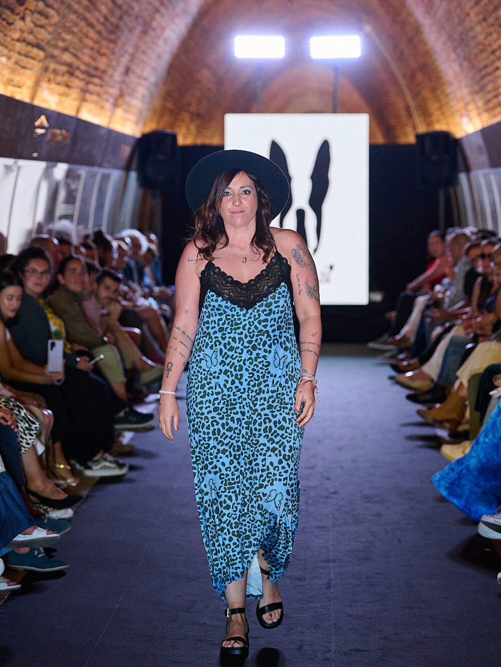 Vestido lencero "Print Blue"