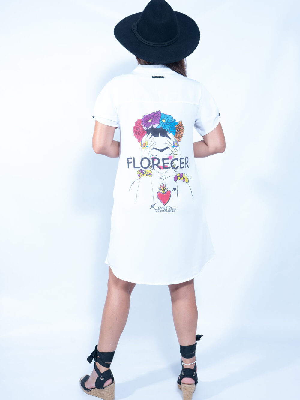 Vestido camisero "Frida FLORECER" 3 en 1