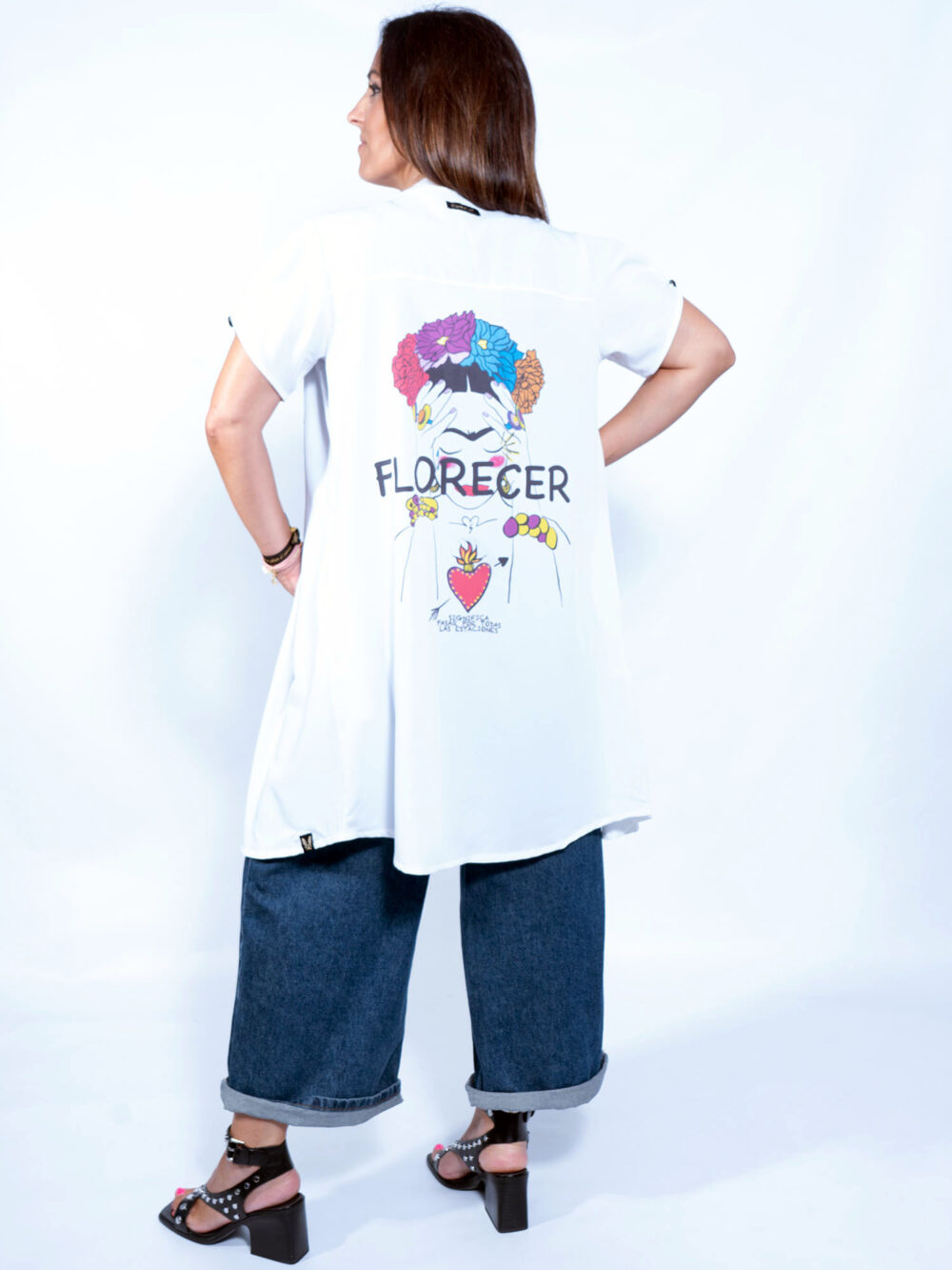 Vestido camisero "Frida FLORECER" 3 en 1