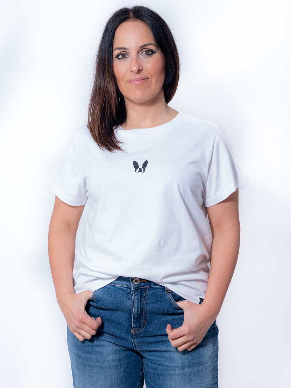 Camiseta UNISEX "JUNE" blanca
