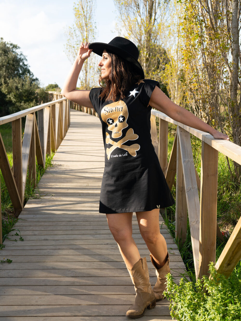 Vestido "Sueña Gold"