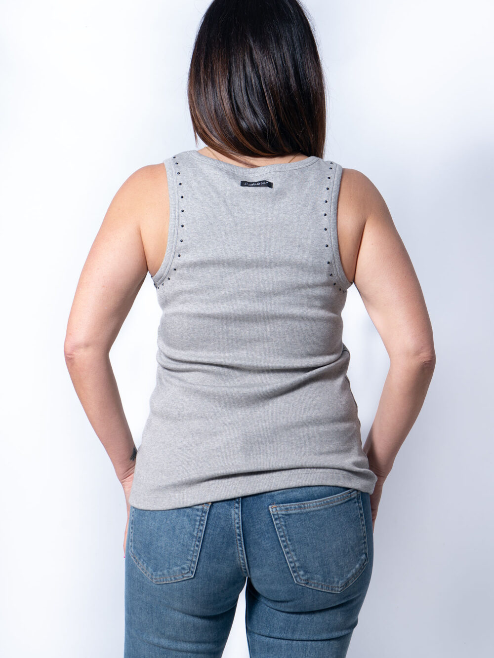 Camiseta "LOLA BASIC" grey/black