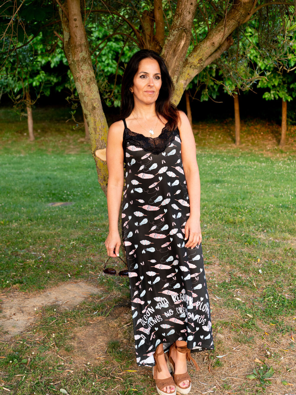 Vestido lencero "Cree en ti misma"