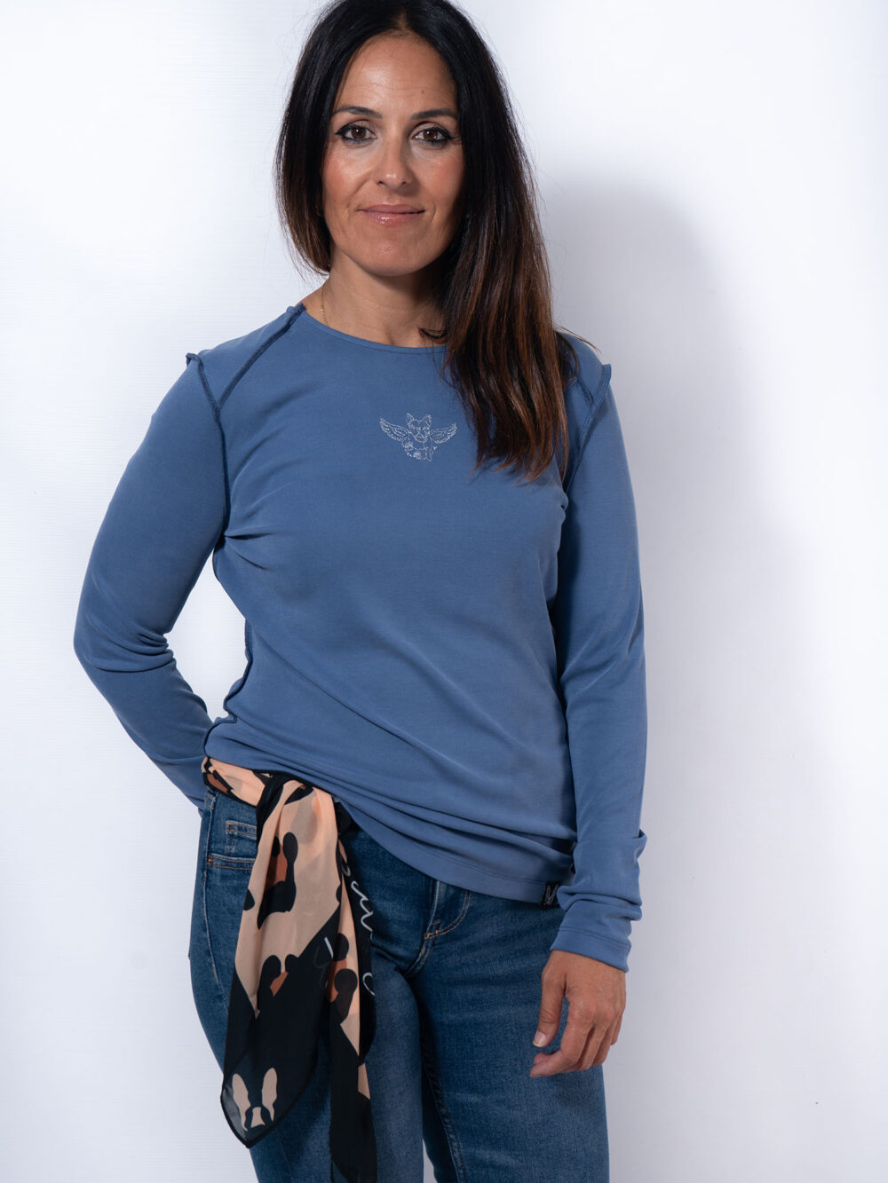 Camiseta "Volamos?" Azul