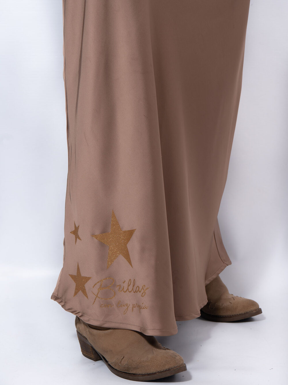 Falda "Brillas" camel