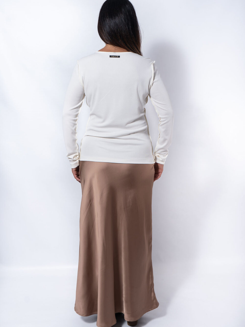 Falda "Brillas" camel